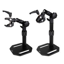 Photecs® Third Hand V1, Object Holder, Tool Holder, Height Adjustable up to approx. 37 cm, for Soldering Irons, Tools, etc., Clamps from 1 mm to 54 mm, for Repair, Hobby, Crafts, etc.