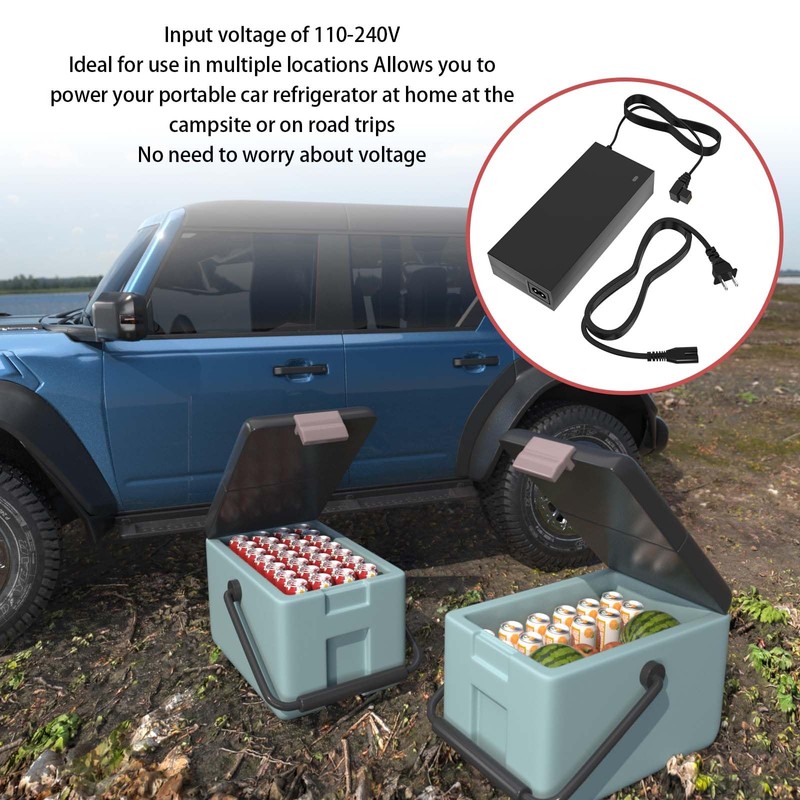 14.5V 6A AC Power Cord Power Adapter for 12V Car