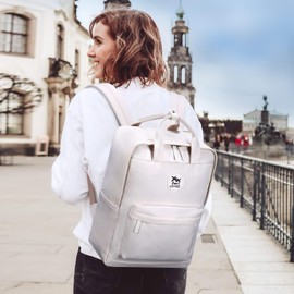 HOMIEE Women’s Backpack, Lightweight Bag, Adults, 15 Pockets, Waterproof, 14-Inch PC, Business, Mothers, Stylish, School, Work, Popular, Fashion, Nylon, Large Capacity, Men’s, Unisex, Travel, Gift,