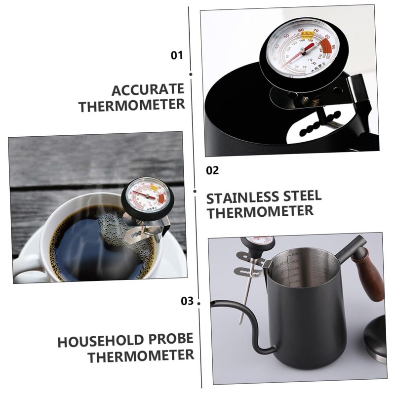WOONEKY Thermometer Clip Set Thermometer Cooking Probe Steak Thermometer Thermometers