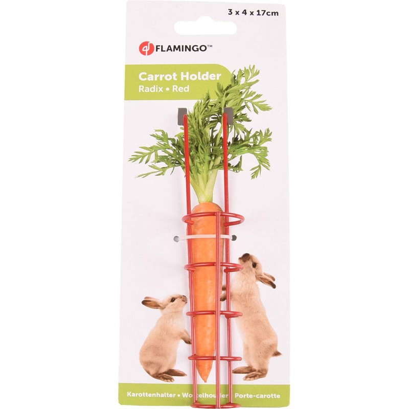 Flamingo Radix Carrot Holder Red 3 x 4 x 17