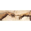 Slim Poster The Creation of Adam Hands Detail by Michelangelo