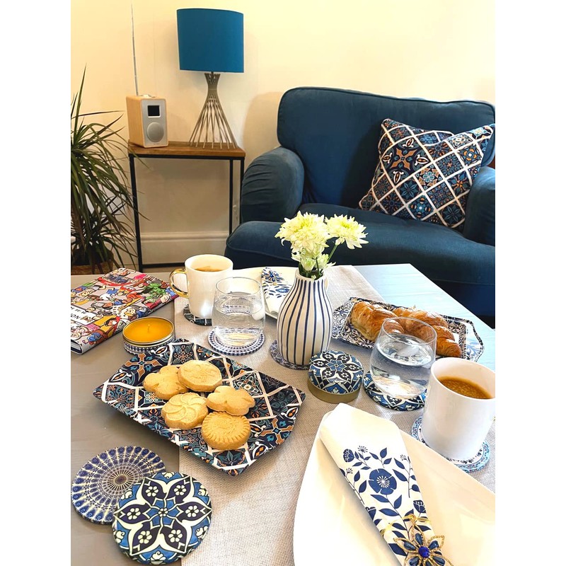 Totally Turkish Patterned Square Cushion Covers – 2 x 43cm