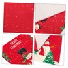 NOLITOY Christmas Style Table Runner Elegant Xmas Decorative Tablecloth for