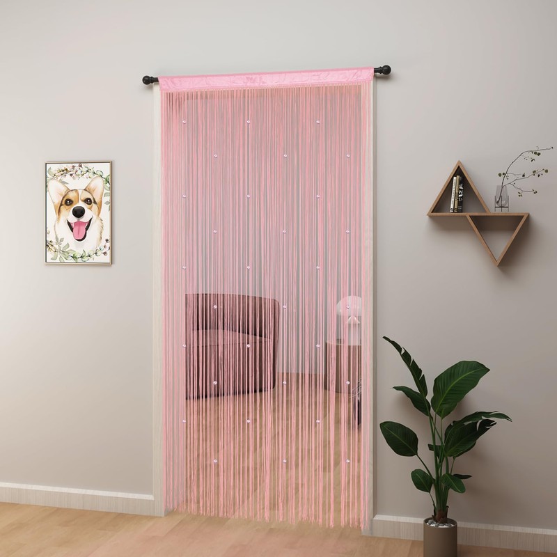 YIIBAII Beaded Curtain Beaded Curtains for Doorways Crystals Suitable for