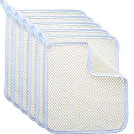 Blulu Exfoliating Face Body Wash Cloth Towel Dual-Sided Exfoliating Scrub Towel Soft Weave Beauty Skin Washcloth Home Massage Bath Cloth (5)