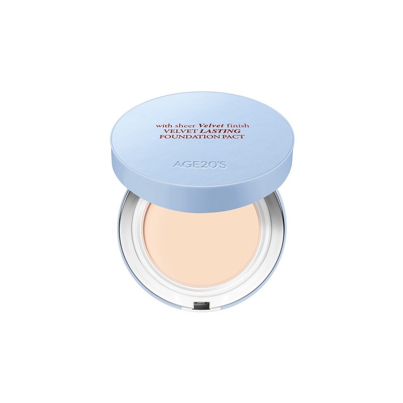 AGE20'S Velvet Lasting Foundation Pact (Main Product 1 + Refill