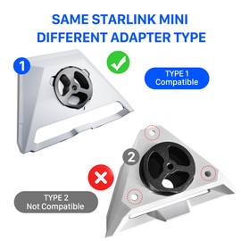 Starlink Mini Halterung – Hochwertige nicht-kugelgelagerte Klemmhalterung für Wohnmobile, Yachten & Campinggeländer | Robust & Montagefreundlich(SPX-04171000-515)