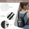 Viewamoon Mini Backpack for Women Wolf Small Cute Backpack Organizer
