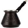 DEMMEX Thickest Copper Turkish Greek Arabic Coffee Pot, Stovetop Coffee