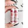 Visrie Lip Balm with Sunscreen SPF30 NEW Strawberry 2 Tubes