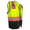 Fierce Safety Surveyors Class 2 Meshed Vest with Orange Trim