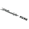2Pcs Intimidator SS Emblems 3D Domed Badge Truck Decal Sticker