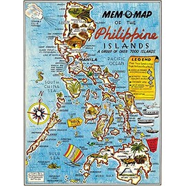 Philippines - Over 7000 Islands - 1945 - Pictorial Map