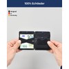 Lederhand Magic Wallet 2, carbon, Modern