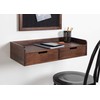 Kate and Laurel Kitt Modern Floating Shelf with Drawers, 28