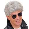 "GREASER WIG" grey - in box -
