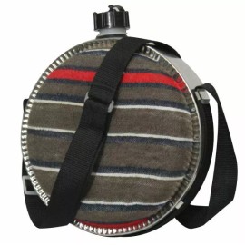 Showman 4 QT Canteen Leak Proof Metal Bound Blanket Covered with Lid!