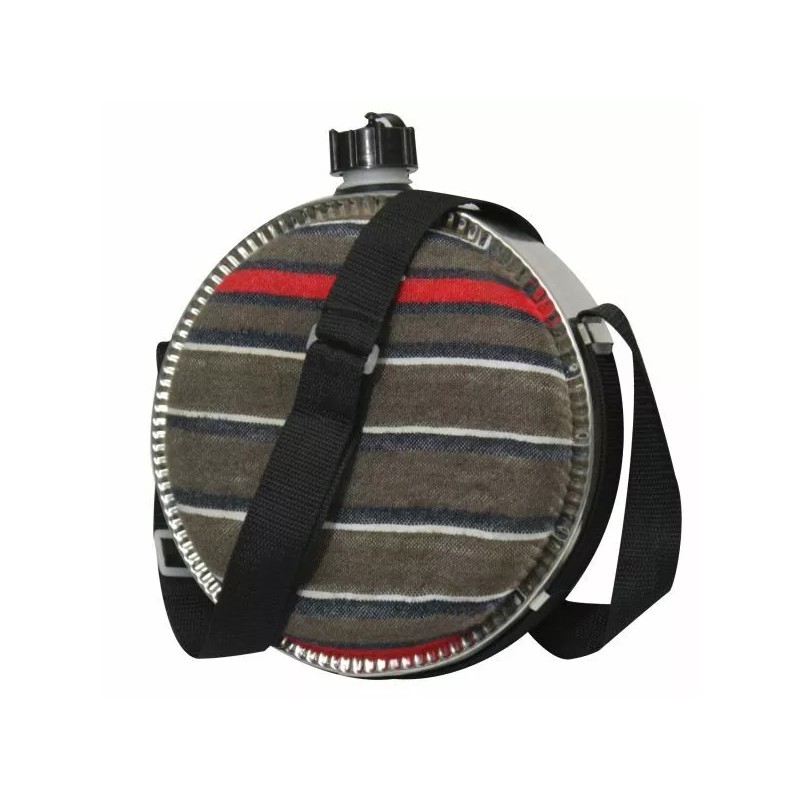 Showman 4 QT Canteen Leak Proof Metal Bound Blanket Covered