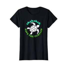 Save The Turtles. Retro 60s vintage Ecology T-Shirt