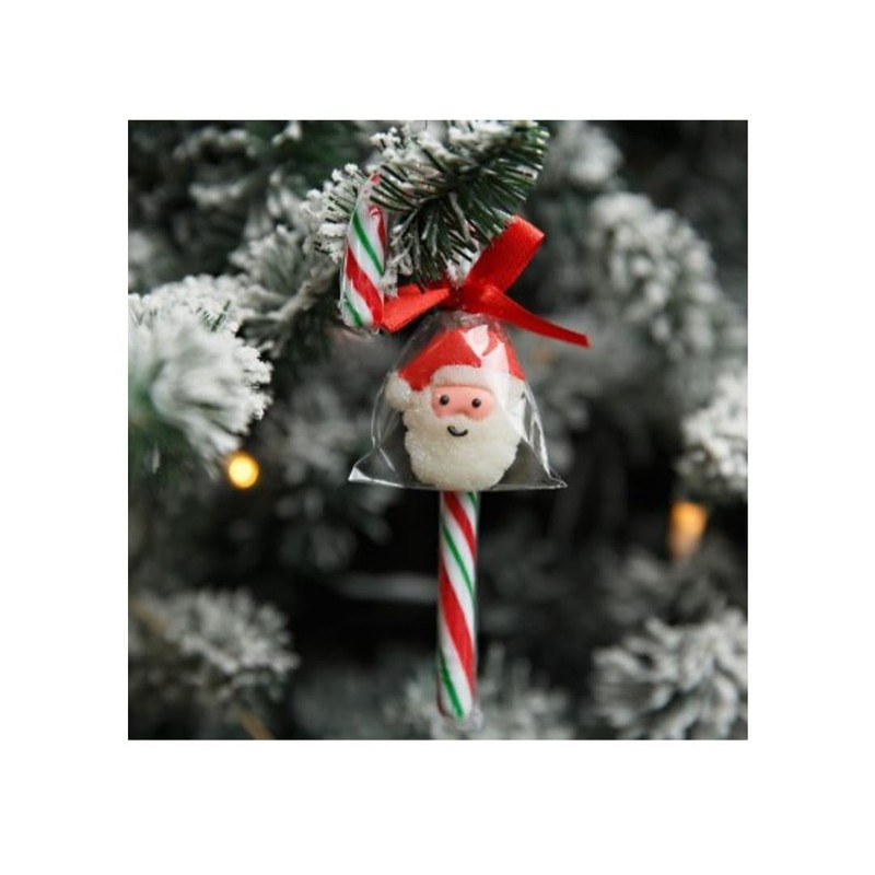 Candy Canes with Decorated Jellies 20 ct. Christmas Candy Stocking