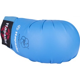 Hayashi Karate Fist Guard TSUKI (WKF Approved) - Blue, Size XS