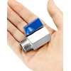 QWORK Mini Ball Valve, 4 Pack 1/2" NPT Thread Female