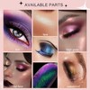 Shimmer Eyeshadow | Buildable Sparkly Eye Shadow Single for Women,Shadow