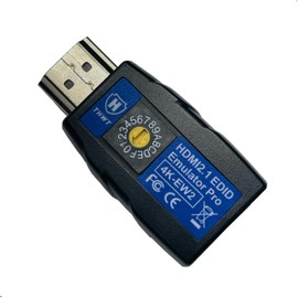 THWT HDMI 2.1 4K EDID Emulador PRO (Modelo: 4K-EW2), compatible con SCDC y copia y emulación exacta EDID, HDCP Pass-Through (no Bypass o Remove), 14 valores EDID preestablecidos con audio de 2.1