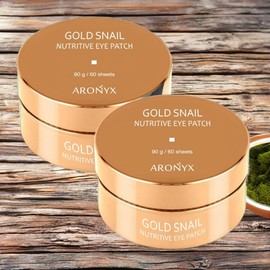 Gold Sleep Patch Eye Patch Effect Snail Nutritive Eye Patches 2 Pieces 90g 60 Pieces / 골드 수면 패치 아이 패치 효과 스네일 뉴트리티브 아이패치 2개 90g 60개입