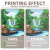 Luminora 7x5ft Fabric Tropical Rainforest Backdrop Jungle Rainforest Safari Animal