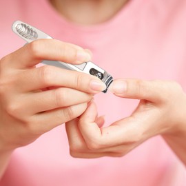 TOVINANNA 1set Rotatable Nail Clipper for Toenail Trimming and Manicure Nail Cutter File Ergonomic Handle for Comfortable Use for Home and Travel