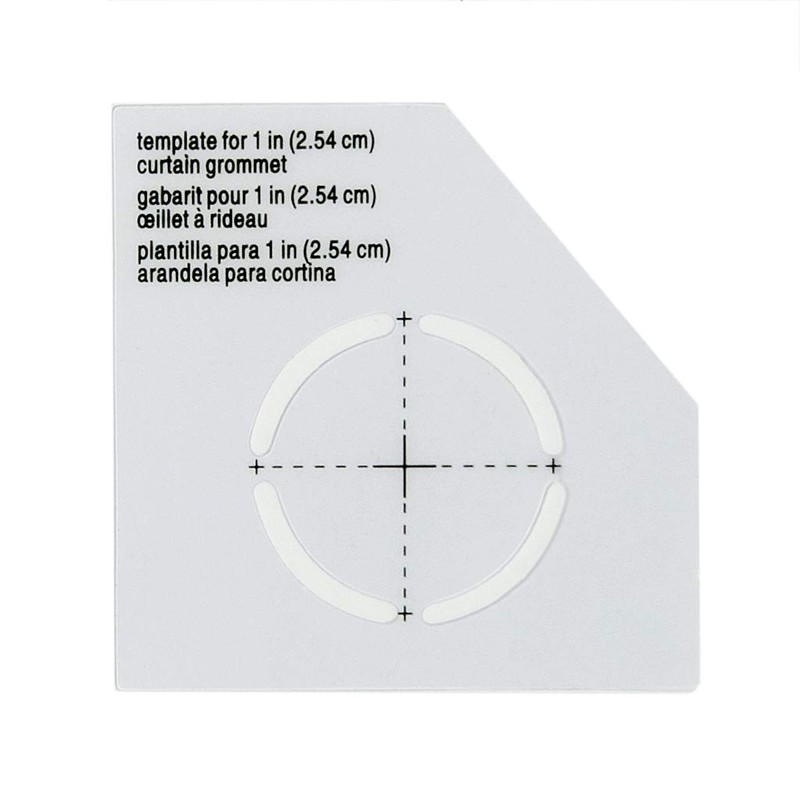 Dritz Curtain Grommets, 1" (25 mm) Inner Diameter, Heavy-Duty Plastic,