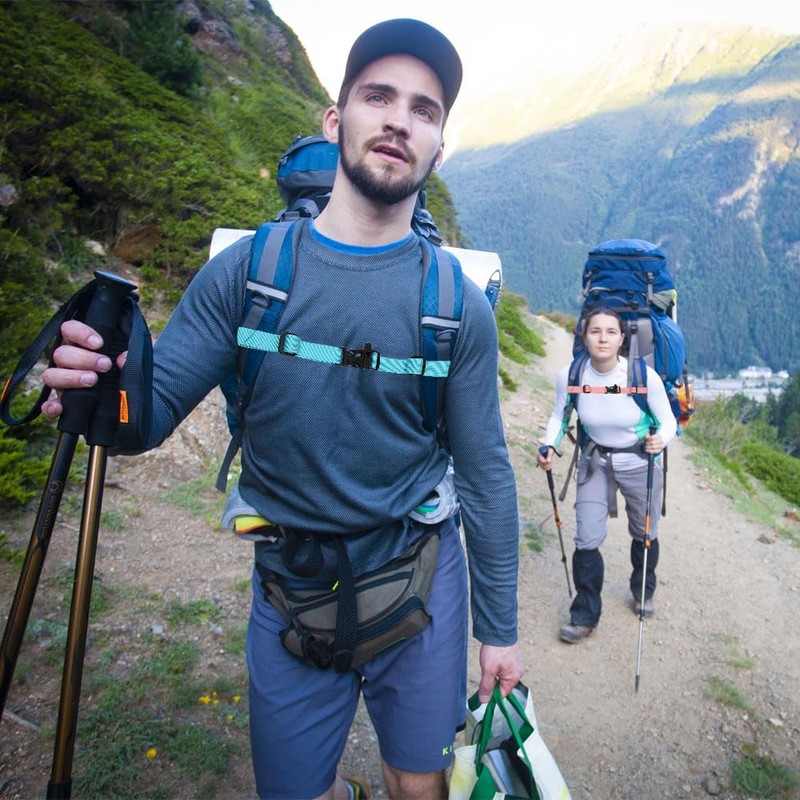 AZWOOD Backpack Adjustable Chest Strap, Pack of 2 Chest Straps