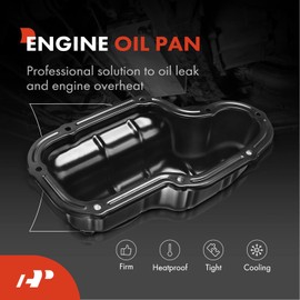 A-Premium Lower Engine Oil Pan Sump with Drain Plug & Gasket Compatible with Nissan Armada 2005-2015, Pathfinder 2008-2012, Titan 2004-2015, V8 5.6L