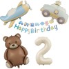 2 Year Old Birthday Balloons, Balloons, Decoration Set, Number Balloons,