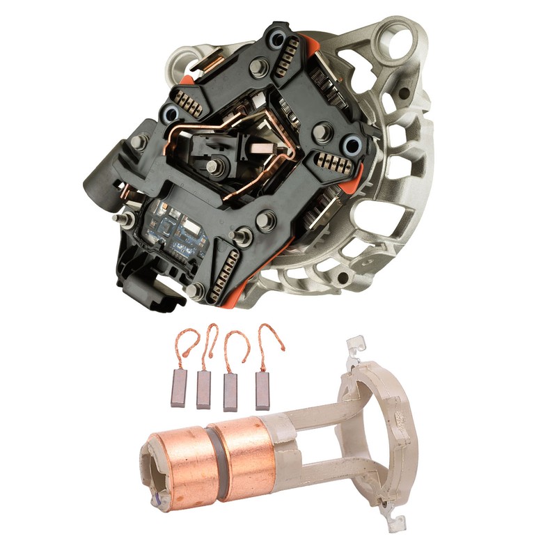 Alternator Slip Ring Brushes Set Generator Repair Kit 230090 Replacement