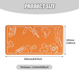 Ranjaner Airplane Phone Holder Flexible Flight Cell Phone Holder and Flexible Tablet Stand Airplane Travel Essential Accessories for Most Smartphones, Tablets(Color:Orange)