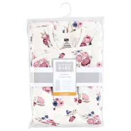 Hudson Baby Infant Girl Convertible Swaddle Sleep Sack, Dusty Rose Floral, 0-3 Months