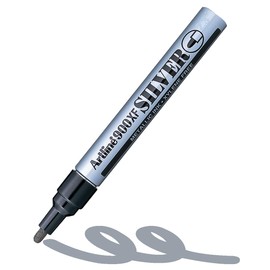 Artline Paint Marker EK-900 XF - 2.3mm Bullet - Silver'