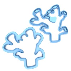 Sweet Prints In Set of 2 Coral Cookie Cutter - Dishwasher Safe (3")