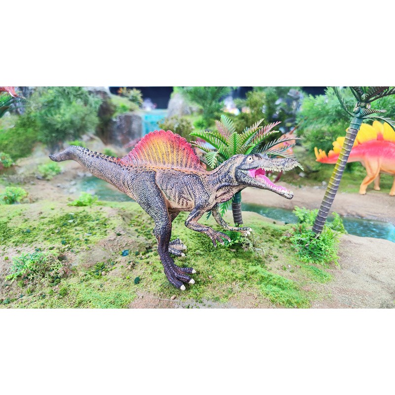 Zappi Co Childrens Spinosaurus Dinosaur Figure Toy (27cm Length) Realistic