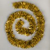 SHATCHI 1.8m/6ft Gold Luxury Deluxe Chunky Christmas Tinsel Garland Xmas
