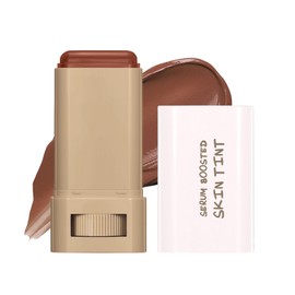 Makeup Foundation Stick, Beauty Balm Serum Boosted Skin Tint Concealer, Hydrating Full Coverage Concealer, Warm Skin Tone Foundation, Full Coverage Skincare, 24hr Hydration (#02, One Size)