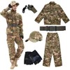 Army children's tactical suit camouflage uniform soldiers children's clothing boy