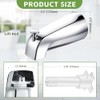 Enhon Tub Spout, Universal Fits 1/2'' Copper Pipe, 1/2'' IPS