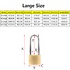 Brass Keyed Padlock 40mm Brass Padlock Universal Brass Lock with