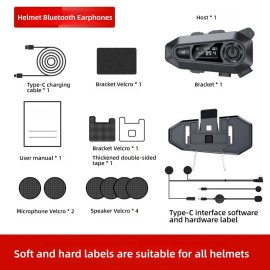 Essential Reliable Noise-reducing Bluetooth Helmet Headset for Motorcycle Riders