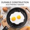 Sonhomay Egg Frying Pan, 4.7/6.3 Inch Single Egg Durable Small