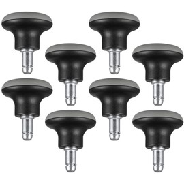 Operitacx Desk Accessories Chairs Office Chair Wheels Replacement Wheels for Roll 8 Pieces Computer Gaming Desk Wheels Safe for All Floors Grey Furniture Castors Swivel